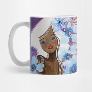 Blue Flowers Mug